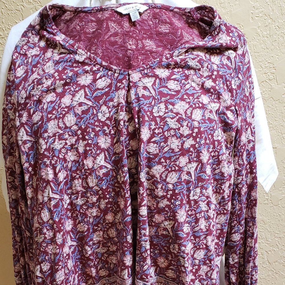 Lucky Brand, Long Sleeve, T-shirt, Size S